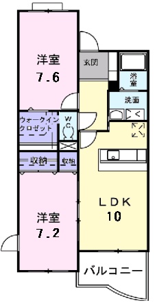 エストレーノkoeiの間取り