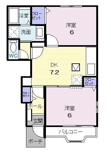 グレース ヴィラの間取り