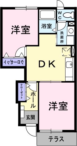 グリーンフィールドBの間取り