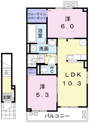 パイン スマイルの間取り
