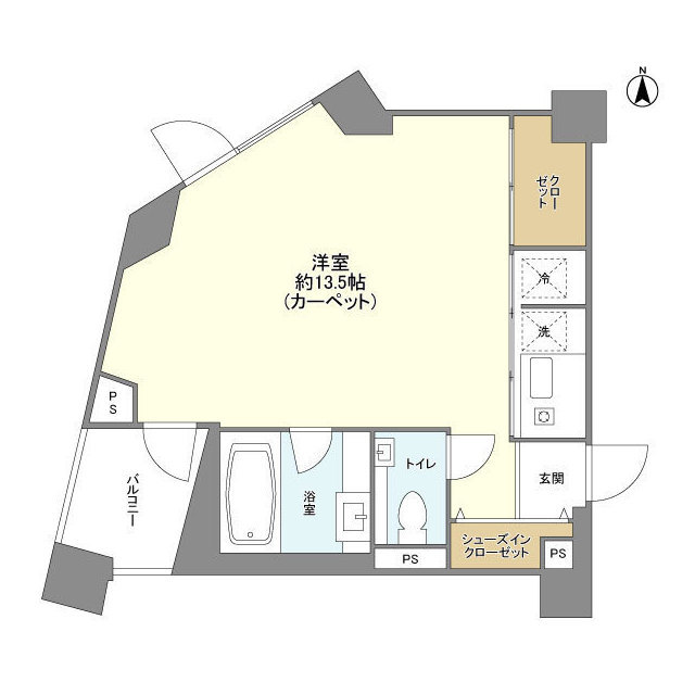 トゥールブランシュ麻布の間取り