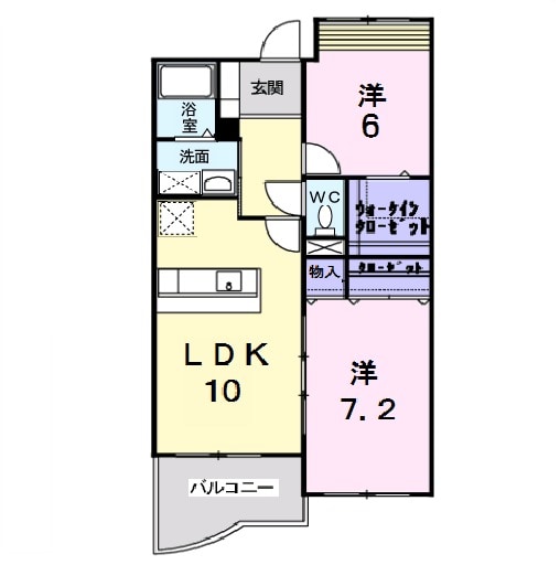 エストレーノkoeiの間取り