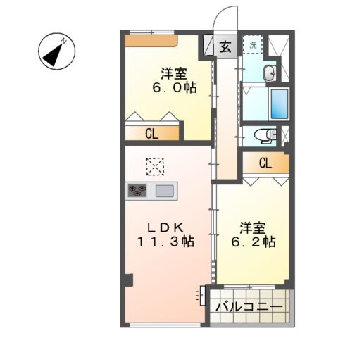 vergerの間取り
