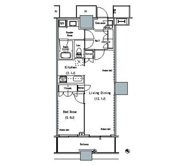 THE TOKYO TOWERS MIDの間取り