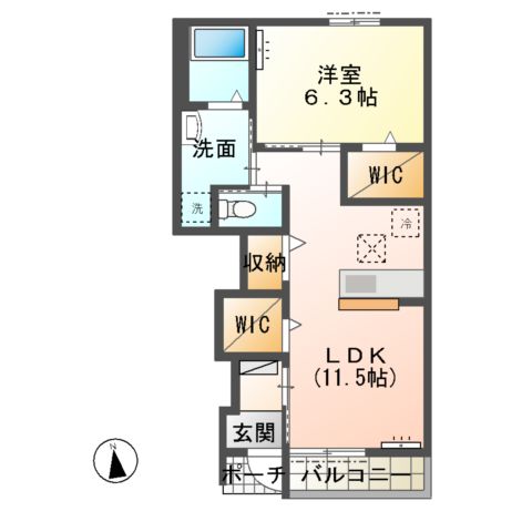 エクセルシオールの間取り