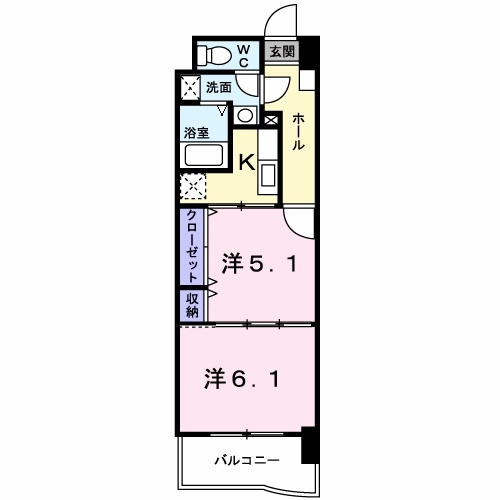ネオ筥松の間取り