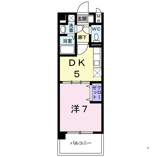アンジュメゾンの間取り