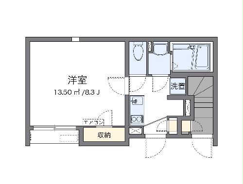クレイノメロンヴィーブルⅡの間取り