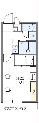 レオパレスレインボーランドの間取り