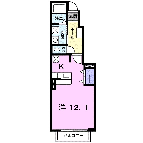 ソレイユ・山道の間取り