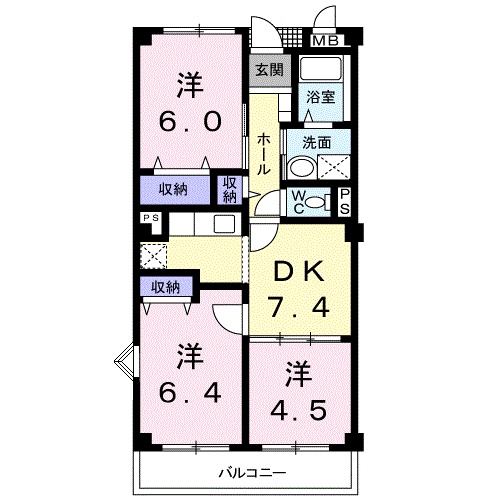 グリーン.アヴェニューの間取り