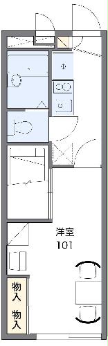 レオパレスさくらの間取り