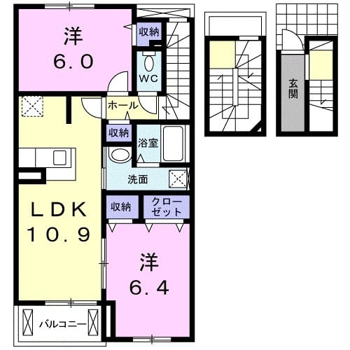 Lea Asahiの間取り