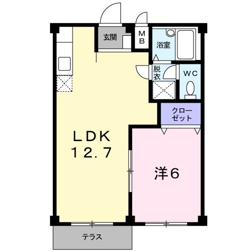 コーポNKの間取り