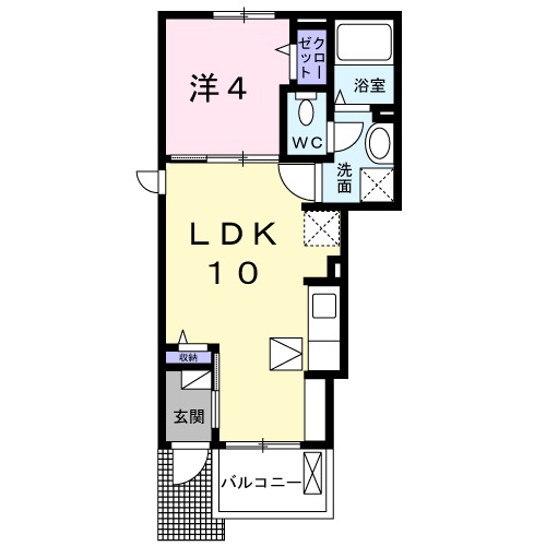 パヴァーヌⅠの間取り