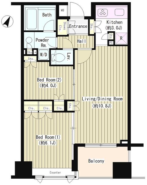 コクヨーレ日本橋の間取り
