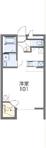 レオパレスプレミール西浦の間取り