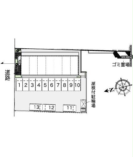 12/21 駐車場