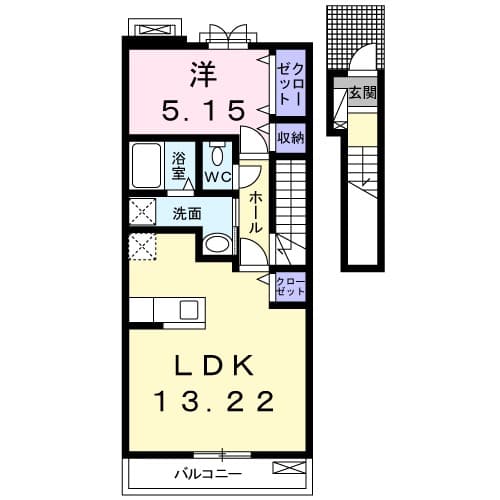 ビブレストⅢの間取り