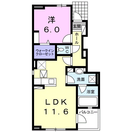 ビオーラ奏 Ⅱの間取り