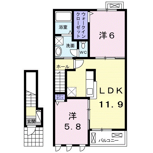 メテオールの間取り