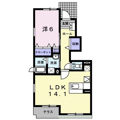 フィオーレⅠの間取り