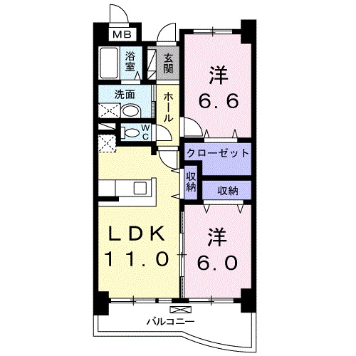 パーシモンの間取り