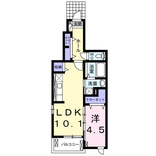 ベル・アンジュ唯の間取り