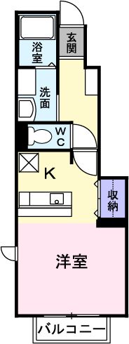 みかんとりんごの間取り