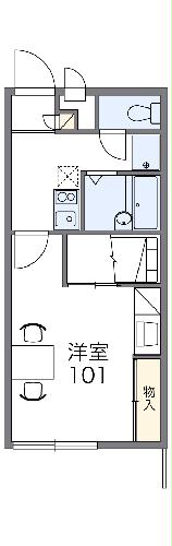 レオパレス明野の間取り