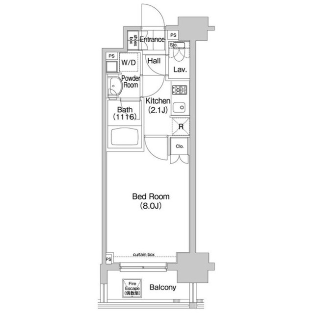コンフォリア三田ＥＡＳＴ・0403号室の間取り