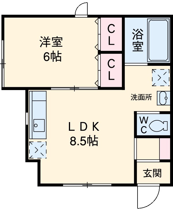 ラマージュの間取り