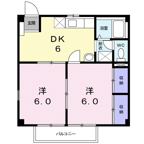 エクセルAの間取り
