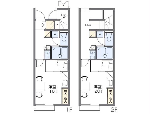 レオパレスアムールⅢの間取り