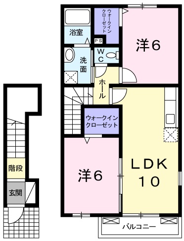 サンスクエアBの間取り