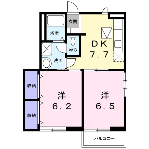 フォレスト参番館の間取り