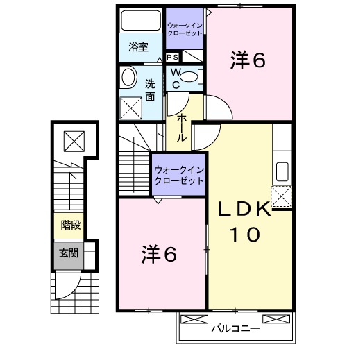 プリマヴェーラ 東館の間取り