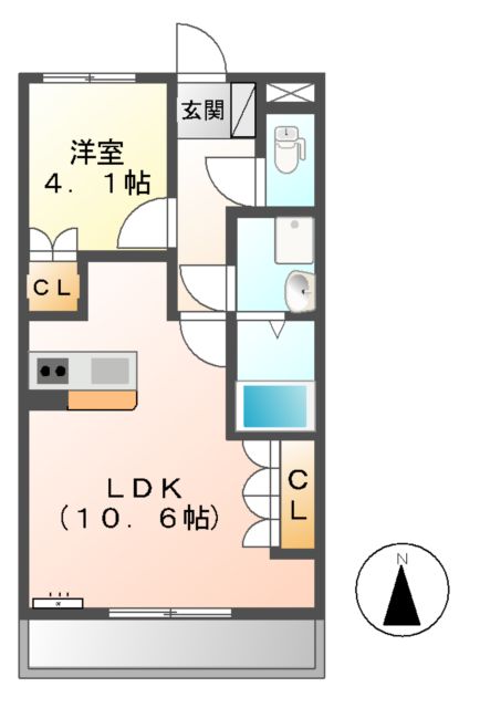 ソレイユの間取り