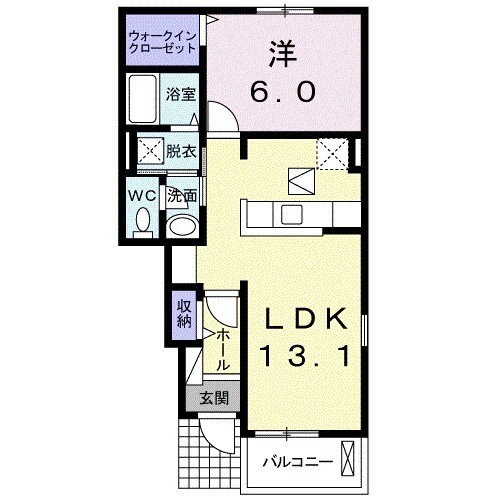 レインボーヒルズⅠの間取り