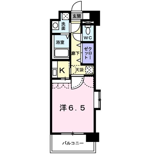 ウィザード空港通りの間取り
