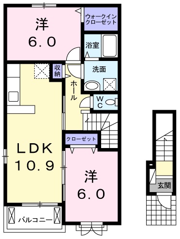BELLA LUCE Ⅰの間取り