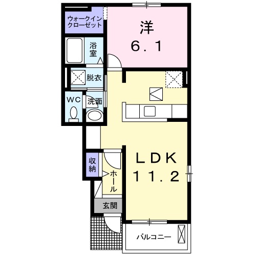 プラシードの間取り