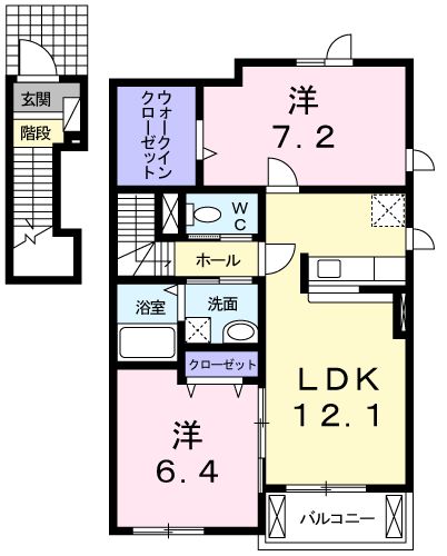 ネオシティ葵Bの間取り