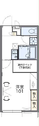 レオパレス美の間取り