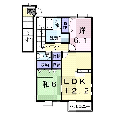 プロムナード参番館の間取り