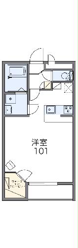 レオパレスEsperanzaⅢの間取り
