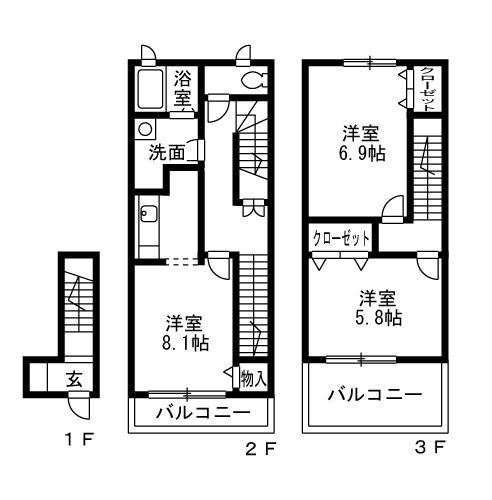 メゾン・シャルマンCの間取り