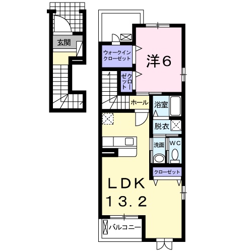 ブライト・パ-ク東雲の間取り