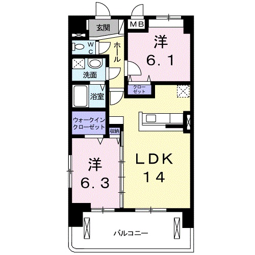 プレッソ S.R.Wの間取り