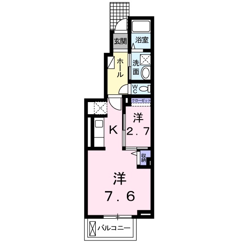 ベローナ春日野の間取り